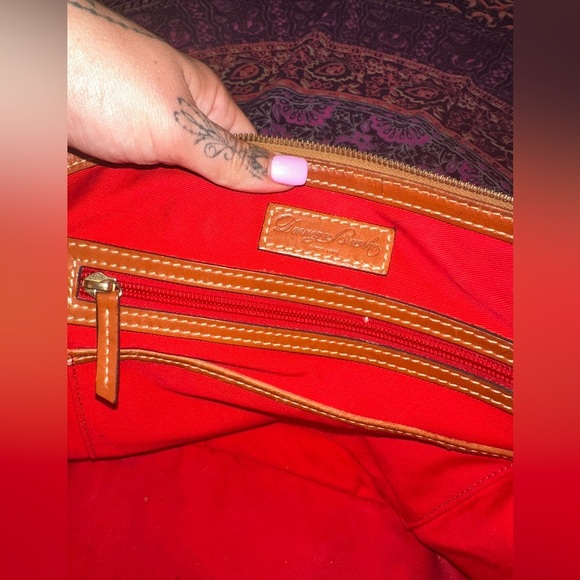 Dooney & Bourke Leather Handbag - Picture 5 of 9